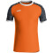 JAKO Iconic kurzarm Trikot 351 - neonorange/schwarz S