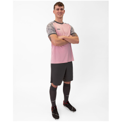 JAKO Iconic kurzarm Trikot 171 - dusky pink/soft grey/anthra light 3XL