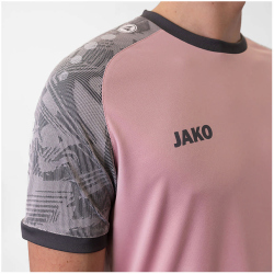 JAKO Iconic kurzarm Trikot 171 - dusky pink/soft grey/anthra light 3XL