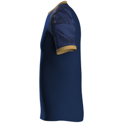 JAKO Iconic kurzarm Trikot 939 - navy/marine/gold 3XL