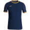 JAKO Iconic kurzarm Trikot 939 - navy/marine/gold 3XL