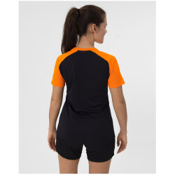 JAKO Iconic T-Shirt Damen 807 - schwarz/neonorange 34