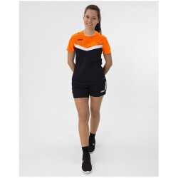 JAKO Iconic T-Shirt Damen 807 - schwarz/neonorange 34