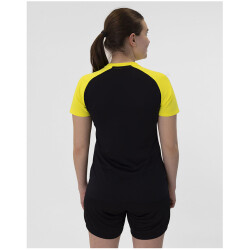 JAKO Iconic T-Shirt Damen 808 - schwarz/soft yellow 34