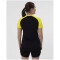 JAKO Iconic T-Shirt Damen 808 - schwarz/soft yellow 34