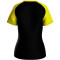 JAKO Iconic T-Shirt Damen 808 - schwarz/soft yellow 34