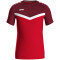 JAKO Iconic T-Shirt Kinder 103 - rot/weinrot 116