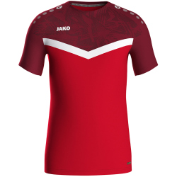 JAKO Iconic T-Shirt 103 - rot/weinrot 4XL