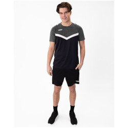 JAKO Iconic T-Shirt 801 - schwarz/anthrazit 4XL