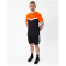 JAKO Iconic T-Shirt 807 - schwarz/neonorange S