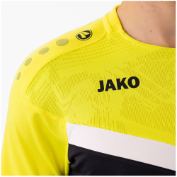 JAKO Iconic T-Shirt 808 - schwarz/soft yellow L