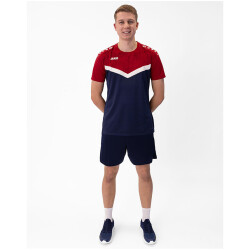 JAKO Iconic T-Shirt 901 - marine/chili rot S