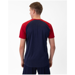JAKO Iconic T-Shirt 901 - marine/chili rot L