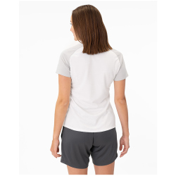 JAKO Iconic T-Shirt Damen 016 - weiß/soft grey/anthra light 34