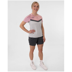 JAKO Iconic T-Shirt Damen 851 - soft grey/dusky pink/anthra light 42