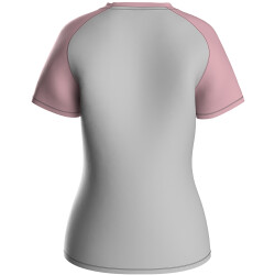 JAKO Iconic T-Shirt Damen 851 - soft grey/dusky pink/anthra light 42