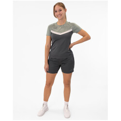 JAKO Iconic T-Shirt Damen 852 - anthra light/mintgrün/soft grey 38