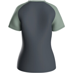 JAKO Iconic T-Shirt Damen 852 - anthra light/mintgrün/soft grey 38