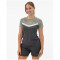 JAKO Iconic T-Shirt Damen 852 - anthra light/mintgrün/soft grey 38
