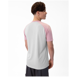 JAKO Iconic T-Shirt 851 - soft grey/dusky pink/anthra light S