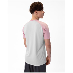 JAKO Iconic T-Shirt 851 - soft grey/dusky pink/anthra light L