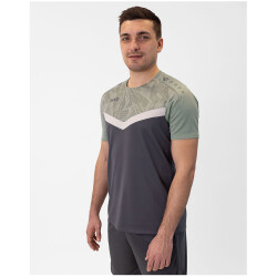 JAKO Iconic T-Shirt 852 - anthra light/mintgrün/soft...