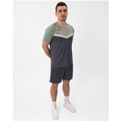JAKO Iconic T-Shirt 852 - anthra light/mintgrün/soft grey S