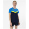 JAKO Iconic T-Shirt Damen 914 - marine/jako blau/neongelb 34