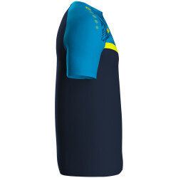 JAKO Iconic T-Shirt 914 - marine/jako blau/neongelb XXL