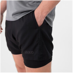 JAKO Power 2in1 Trainingsshorts 800 - schwarz M