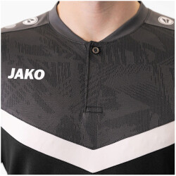JAKO Iconic Poloshirt 801 - schwarz/anthrazit 4XL