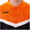 JAKO Iconic Poloshirt 807 - schwarz/neonorange S