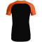 JAKO Iconic Poloshirt 807 - schwarz/neonorange S