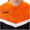 JAKO Iconic Poloshirt 807 - schwarz/neonorange 3XL