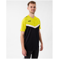 JAKO Iconic Poloshirt 808 - schwarz/soft yellow L