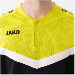 JAKO Iconic Poloshirt 808 - schwarz/soft yellow L