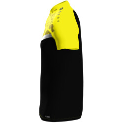 JAKO Iconic Poloshirt 808 - schwarz/soft yellow L