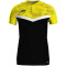 JAKO Iconic Poloshirt 808 - schwarz/soft yellow L
