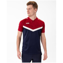 JAKO Iconic Poloshirt 901 - marine/chili rot S