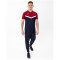 JAKO Iconic Poloshirt 901 - marine/chili rot S