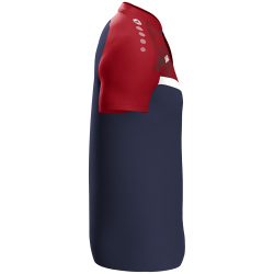 JAKO Iconic Poloshirt 901 - marine/chili rot XL