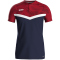 JAKO Iconic Poloshirt 901 - marine/chili rot XL