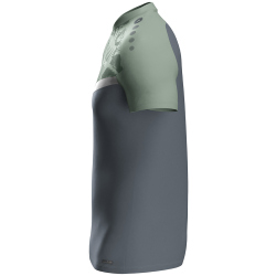 JAKO Iconic Poloshirt 852 - anthra light/mintgr&uuml;n/soft grey M