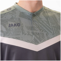 JAKO Iconic Poloshirt 852 - anthra light/mintgr&uuml;n/soft grey 3XL