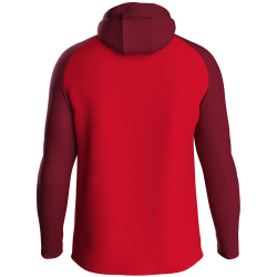 JAKO Iconic Trainingsjacke mit Kapuze 103 - rot/weinrot L
