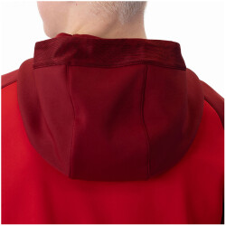 JAKO Iconic Trainingsjacke mit Kapuze 103 - rot/weinrot M