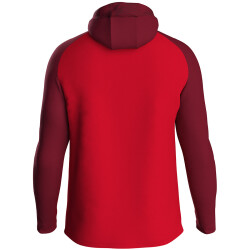 JAKO Iconic Trainingsjacke mit Kapuze 103 - rot/weinrot M