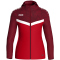 JAKO Iconic Trainingsjacke mit Kapuze Damen 103 - rot/weinrot 34