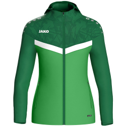 JAKO Iconic Trainingsjacke mit Kapuze Damen 222 - soft...
