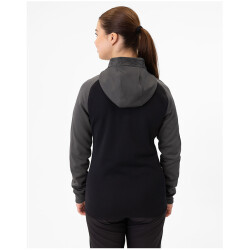 JAKO Iconic Trainingsjacke mit Kapuze Damen 801 - schwarz/anthrazit 38